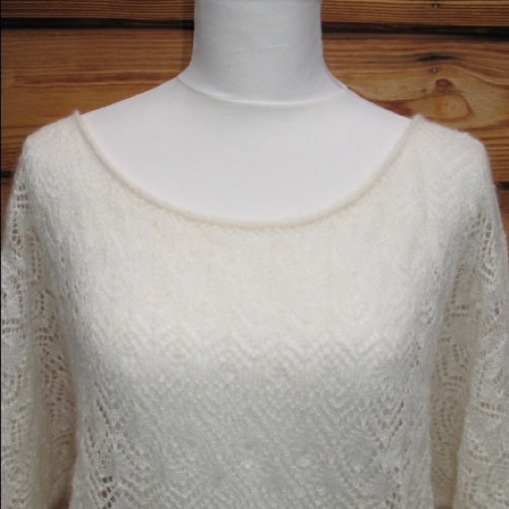 NWOT Cream Knit Top - Picture 4 of 8